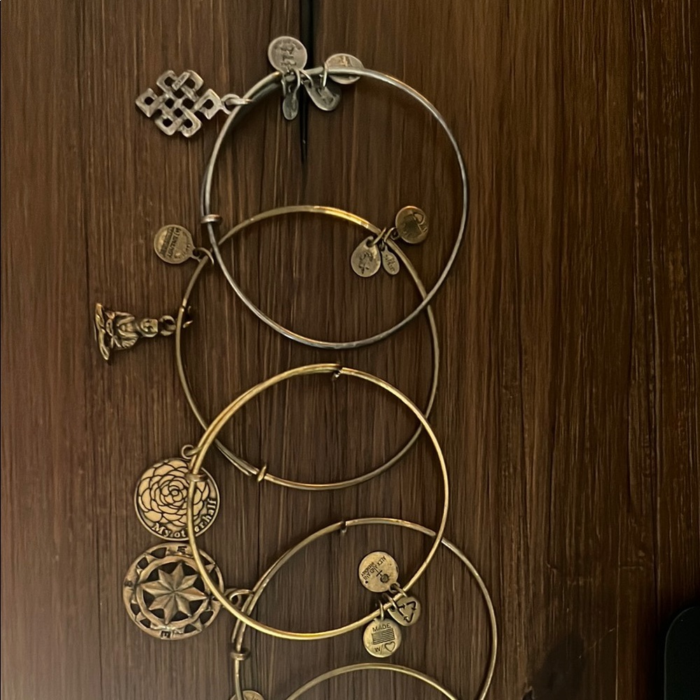 Silver and Gold Charm Bracelets